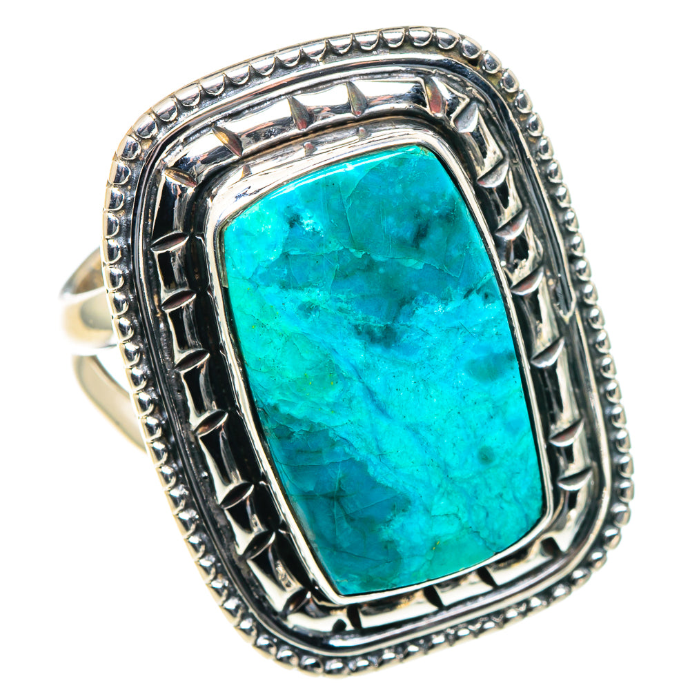 Chrysocolla Rings handcrafted by Ana Silver Co - RING93662