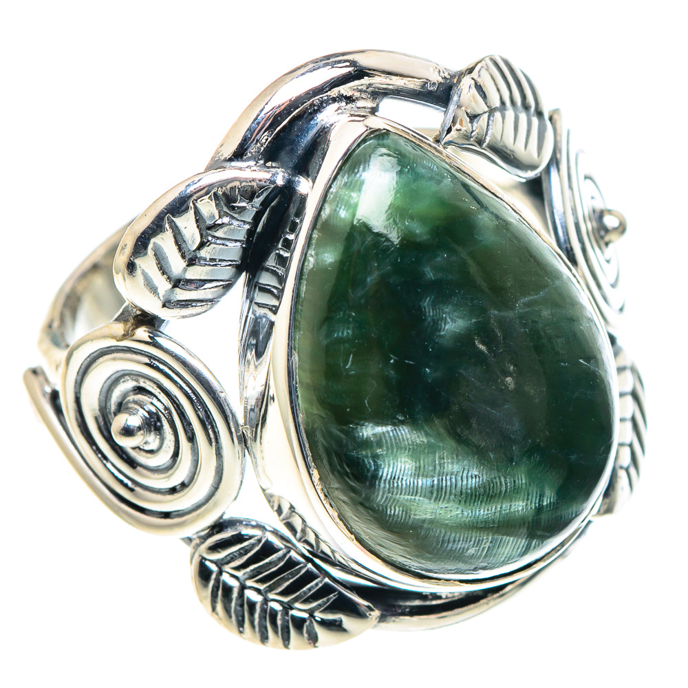 Seraphinite Rings handcrafted by Ana Silver Co - RING93666