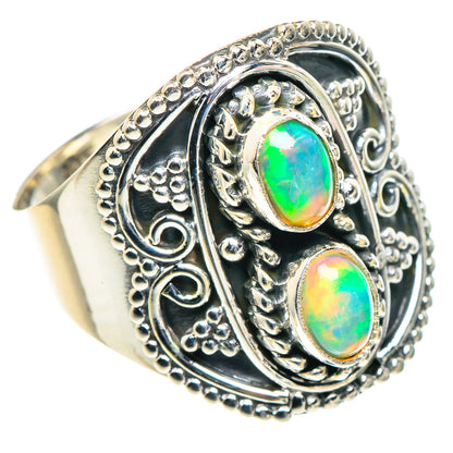 Ethiopian Opal Rings handcrafted by Ana Silver Co - RING93683