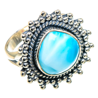 Larimar Rings handcrafted by Ana Silver Co - RING93687