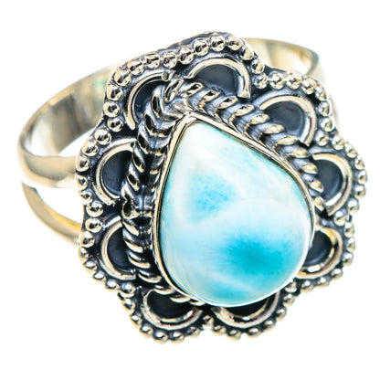 Larimar Rings handcrafted by Ana Silver Co - RING93714