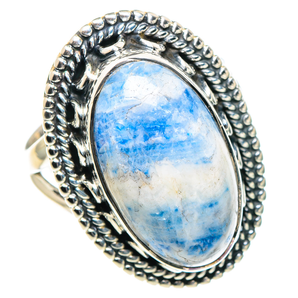 Blue Scheelite Rings handcrafted by Ana Silver Co - RING93715 - Photo 2