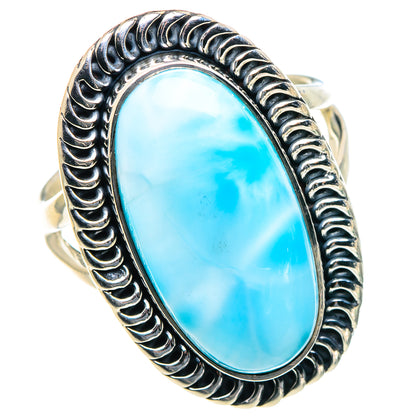 Larimar Rings handcrafted by Ana Silver Co - RING93718