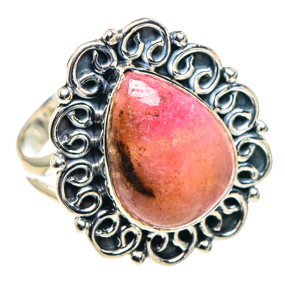Rhodonite Rings handcrafted by Ana Silver Co - RING93726