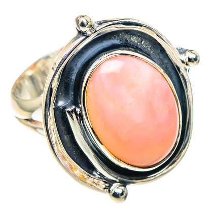 Pink Opal Rings handcrafted by Ana Silver Co - RING93727