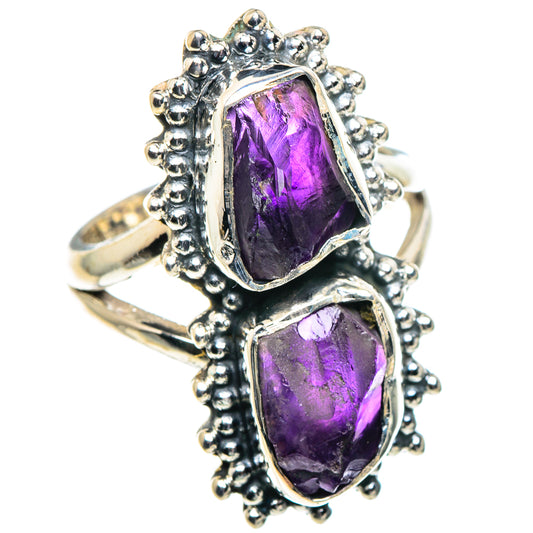 Cacoxenite Amethyst Rings handcrafted by Ana Silver Co - RING93730