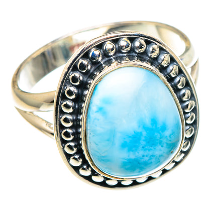 Larimar Rings handcrafted by Ana Silver Co - RING93737