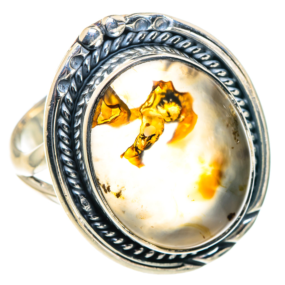 Montana Agate Rings handcrafted by Ana Silver Co - RING93747