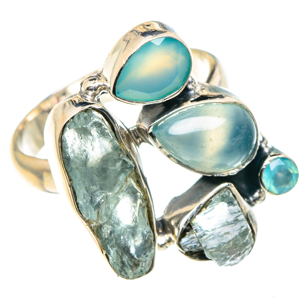Aquamarine Rings handcrafted by Ana Silver Co - RING93761