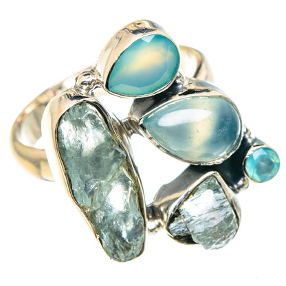 Aquamarine Rings handcrafted by Ana Silver Co - RING93761