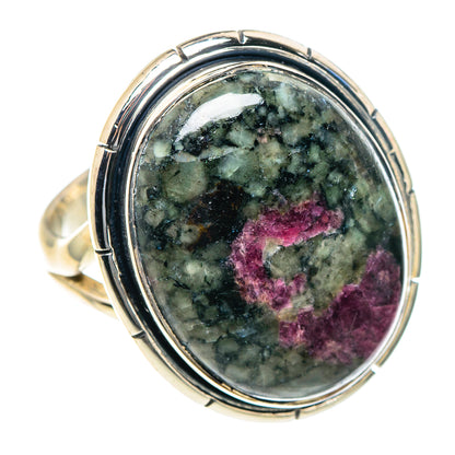 Russian Eudialyte Rings handcrafted by Ana Silver Co - RING93773