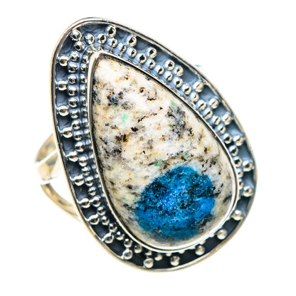 K2 Blue Azurite Rings handcrafted by Ana Silver Co - RING93785 - Photo 2