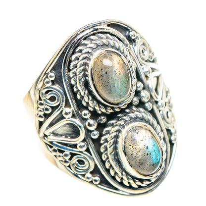 Labradorite Rings handcrafted by Ana Silver Co - RING93786
