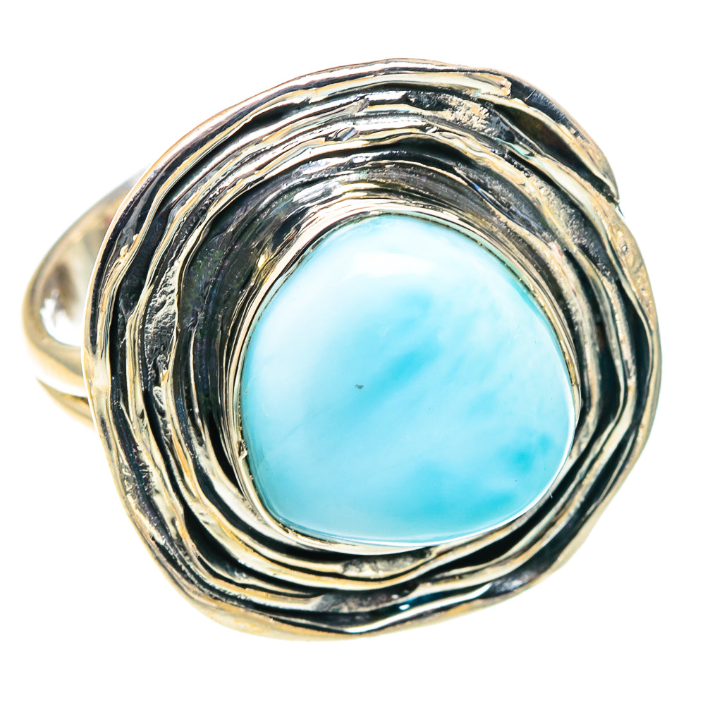 Larimar Rings handcrafted by Ana Silver Co - RING93788