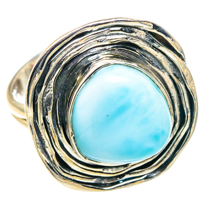 Larimar Rings handcrafted by Ana Silver Co - RING93788