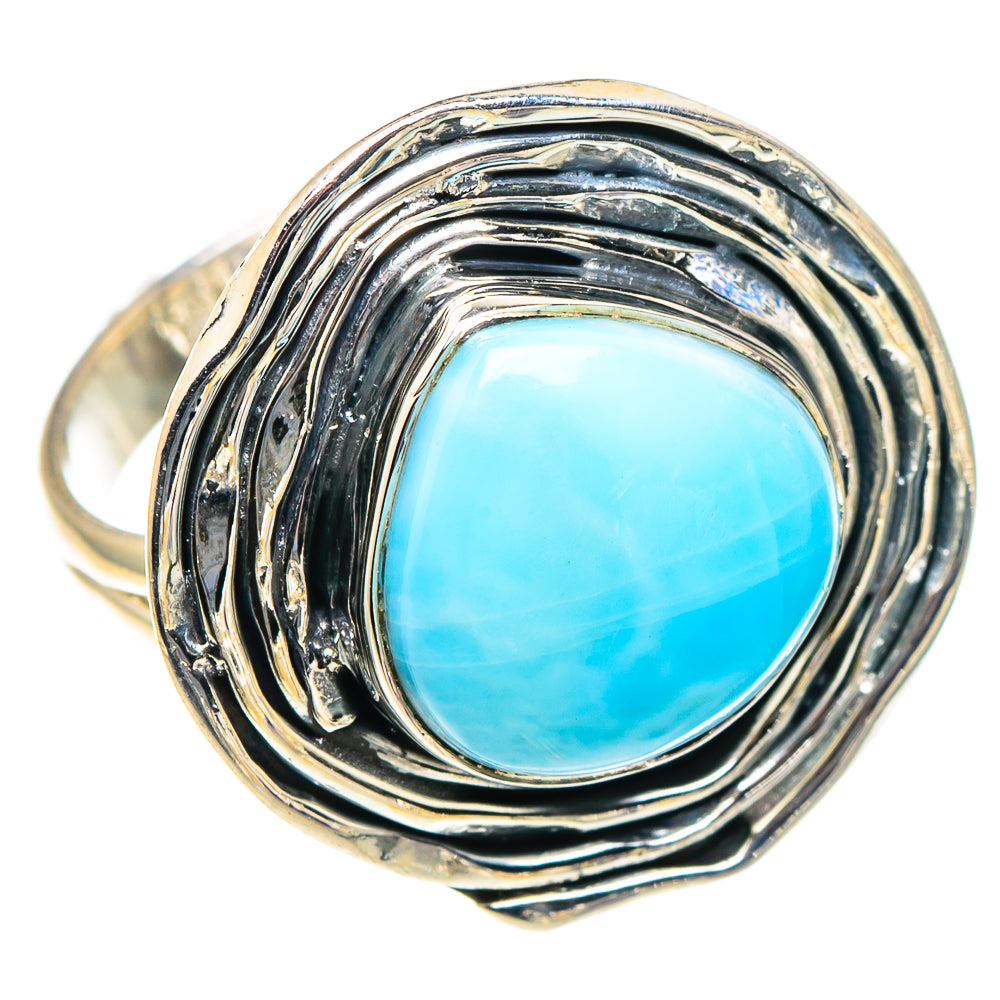 Larimar Rings handcrafted by Ana Silver Co - RING93805