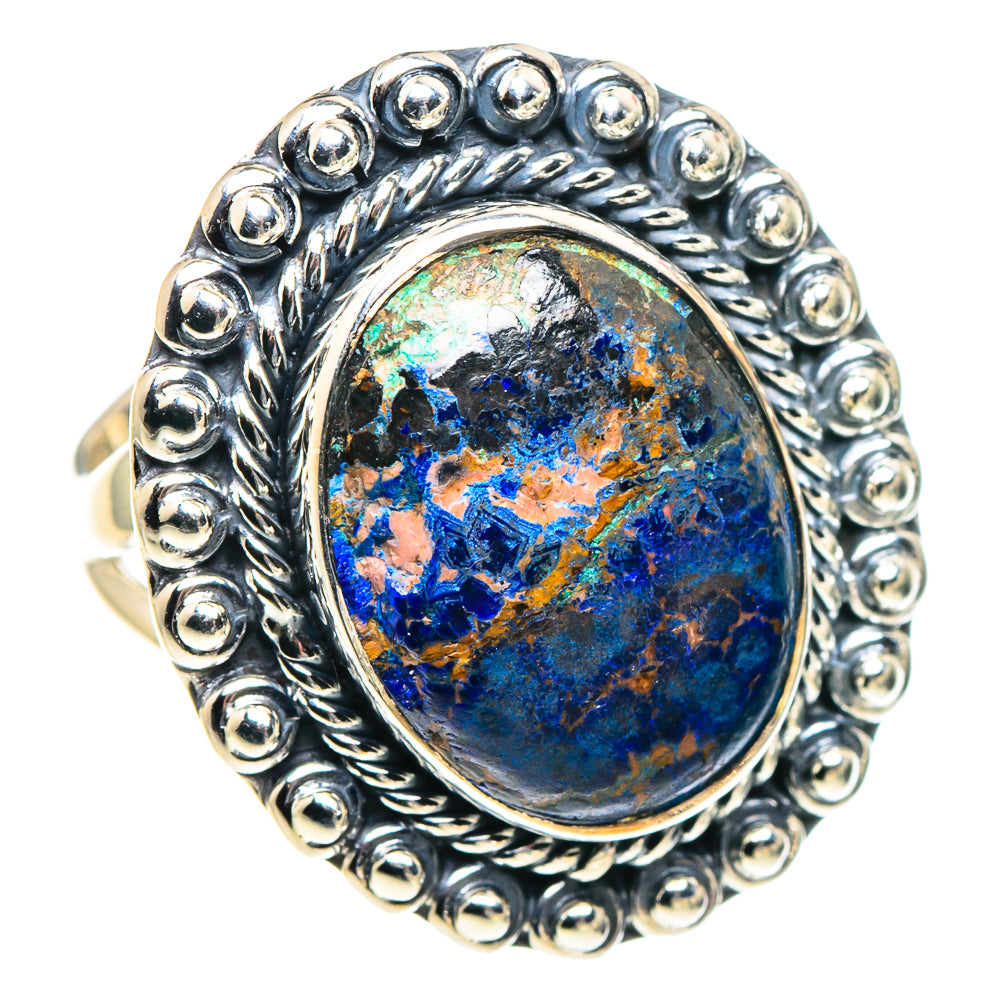 Azurite Rings handcrafted by Ana Silver Co - RING93810
