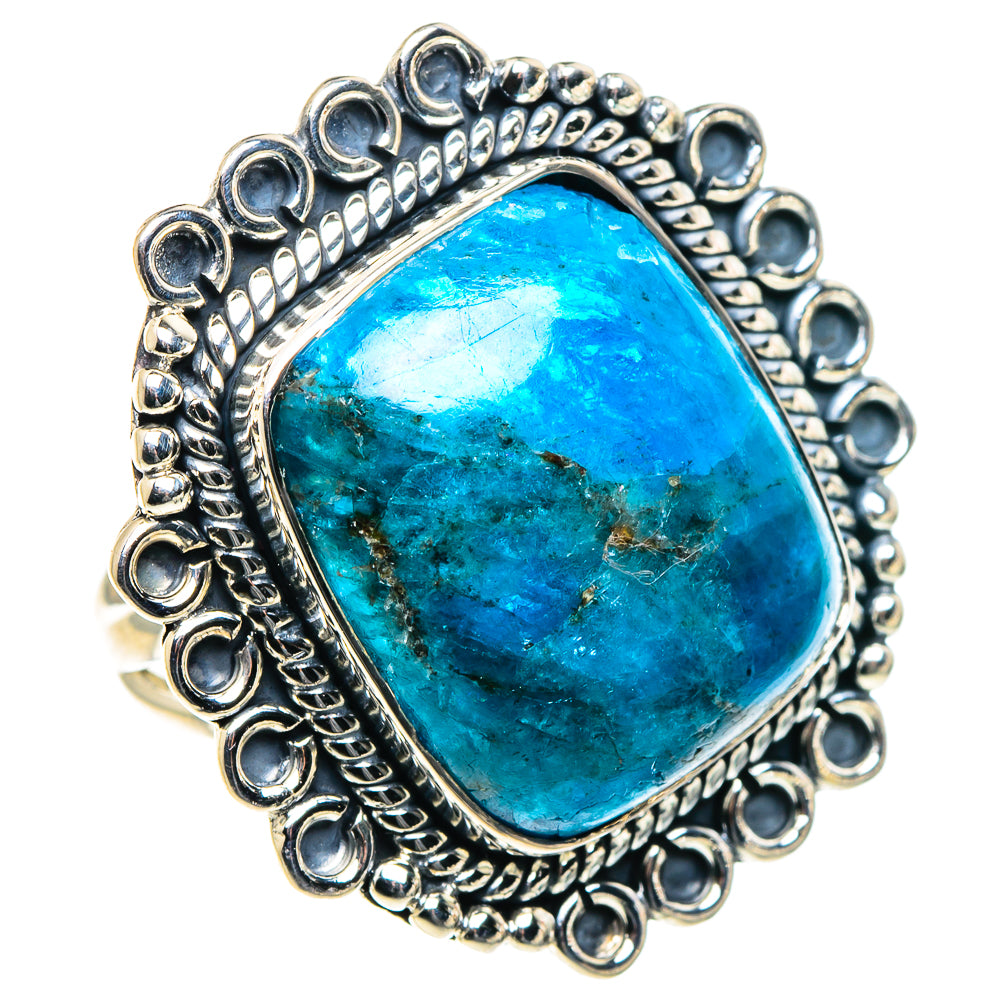 Chrysocolla Rings handcrafted by Ana Silver Co - RING93836 - Photo 2