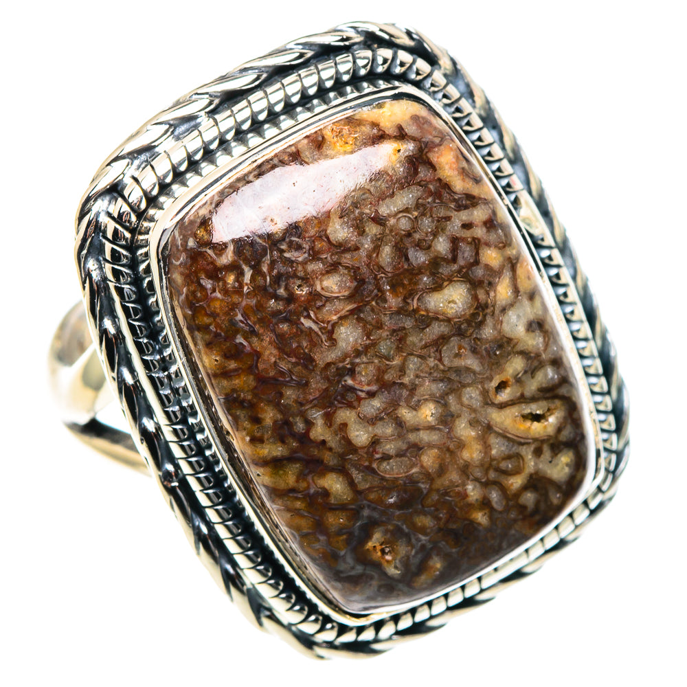 Dinosaur Bone Rings handcrafted by Ana Silver Co - RING93845