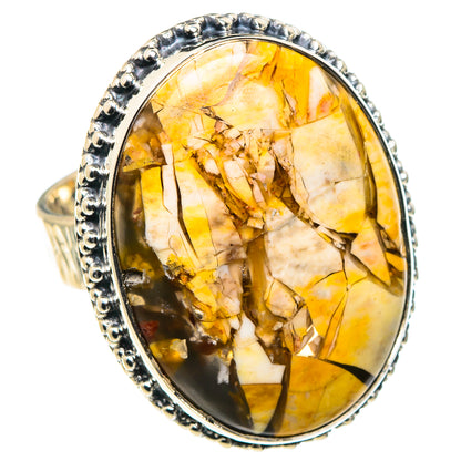 Brecciated Mookaite Rings handcrafted by Ana Silver Co - RING93850