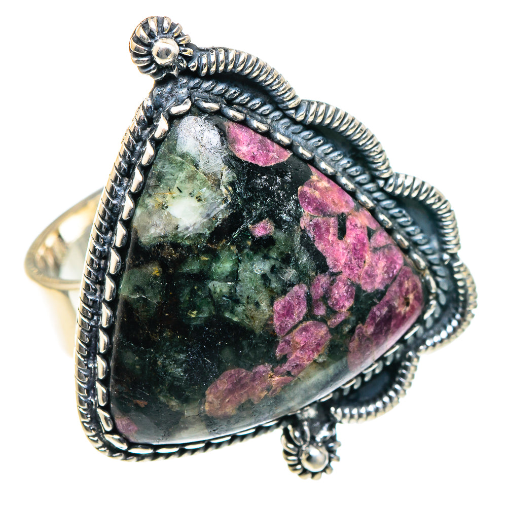 Russian Eudialyte Rings handcrafted by Ana Silver Co - RING93854