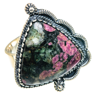 Russian Eudialyte Rings handcrafted by Ana Silver Co - RING93854