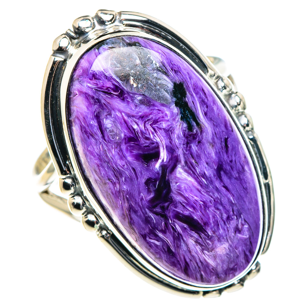 Charoite Rings handcrafted by Ana Silver Co - RING93855