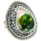 Australian Green Opal Rings handcrafted by Ana Silver Co - RING93875