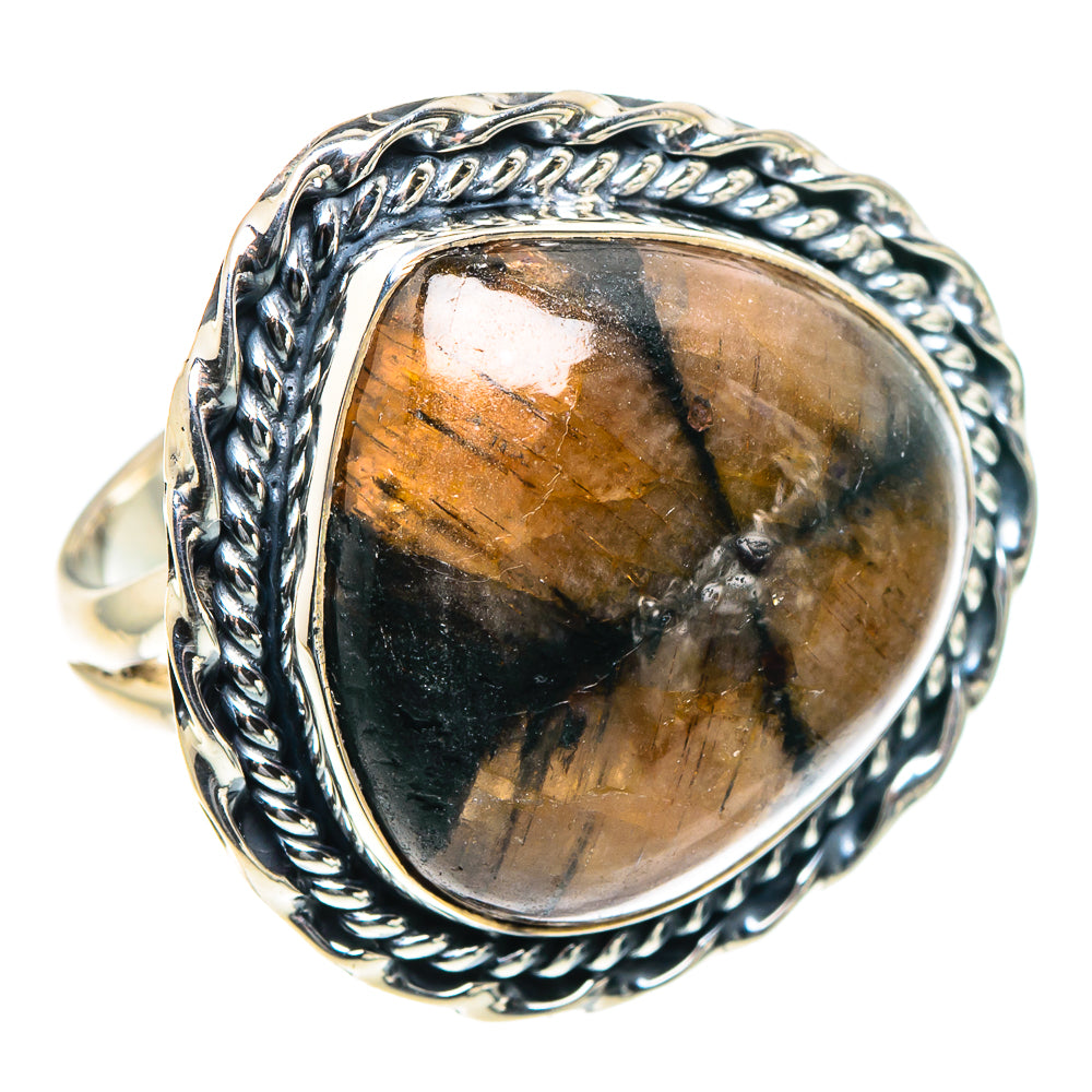 Chiastolite Rings handcrafted by Ana Silver Co - RING93887
