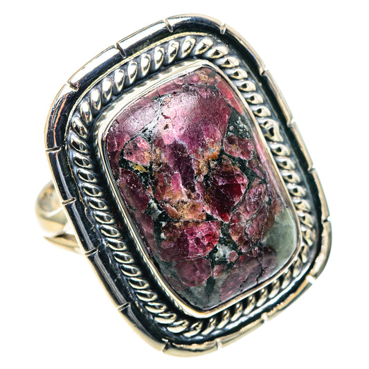 Russian Eudialyte Rings handcrafted by Ana Silver Co - RING93894 - Photo 2