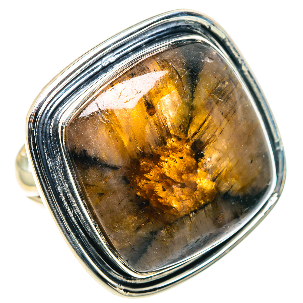 Chiastolite Rings handcrafted by Ana Silver Co - RING93922