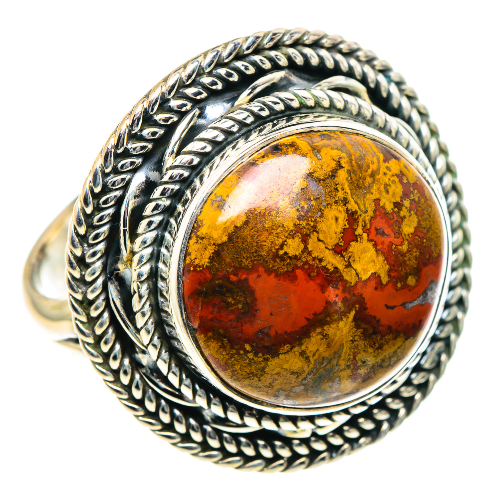 Mahogany Obsidian Rings handcrafted by Ana Silver Co - RING93923