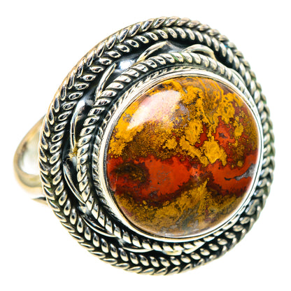 Mahogany Obsidian Rings handcrafted by Ana Silver Co - RING93923