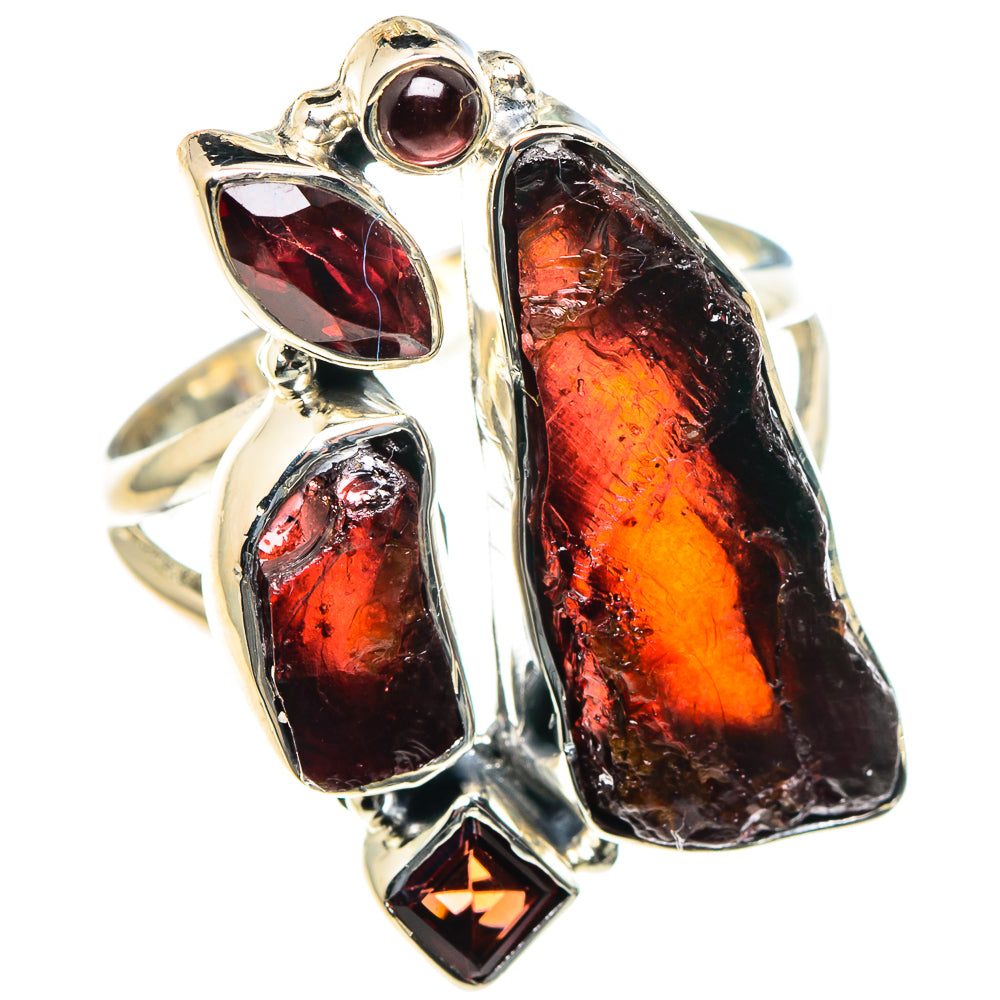 Garnet Rings handcrafted by Ana Silver Co - RING93928
