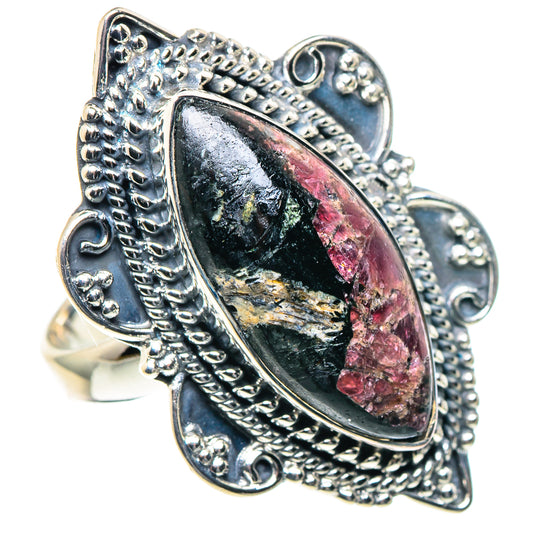 Russian Eudialyte Rings handcrafted by Ana Silver Co - RING93930