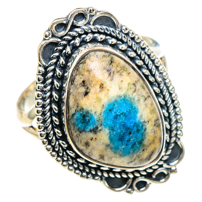 K2 Blue Azurite Rings handcrafted by Ana Silver Co - RING93933 - Photo 2
