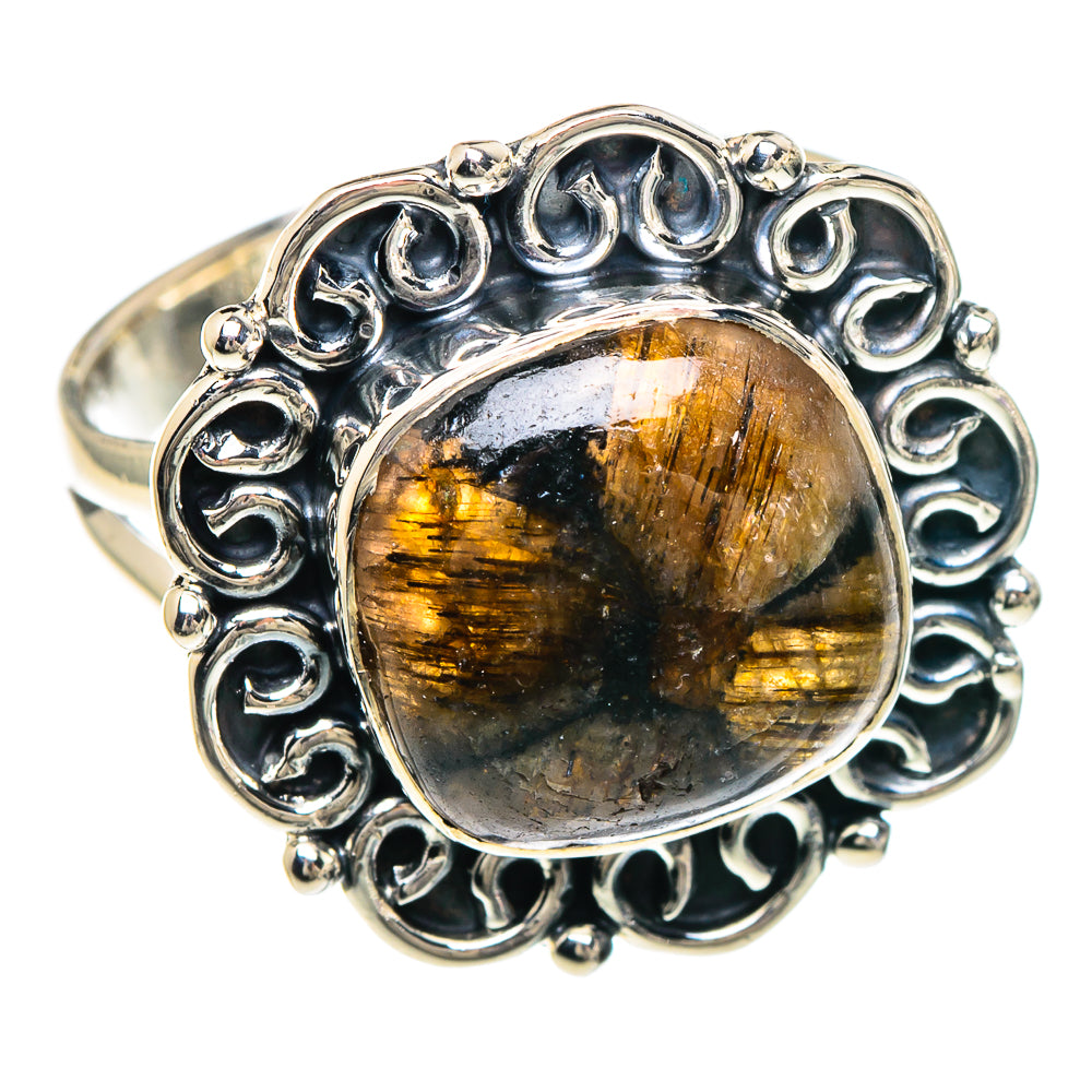 Chiastolite Rings handcrafted by Ana Silver Co - RING93939
