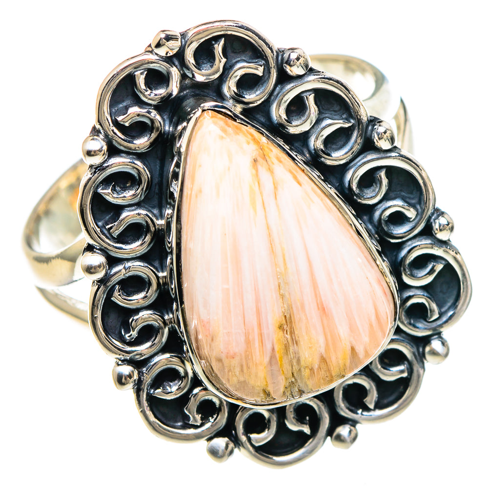 Scolecite Rings handcrafted by Ana Silver Co - RING93941 - Photo 2