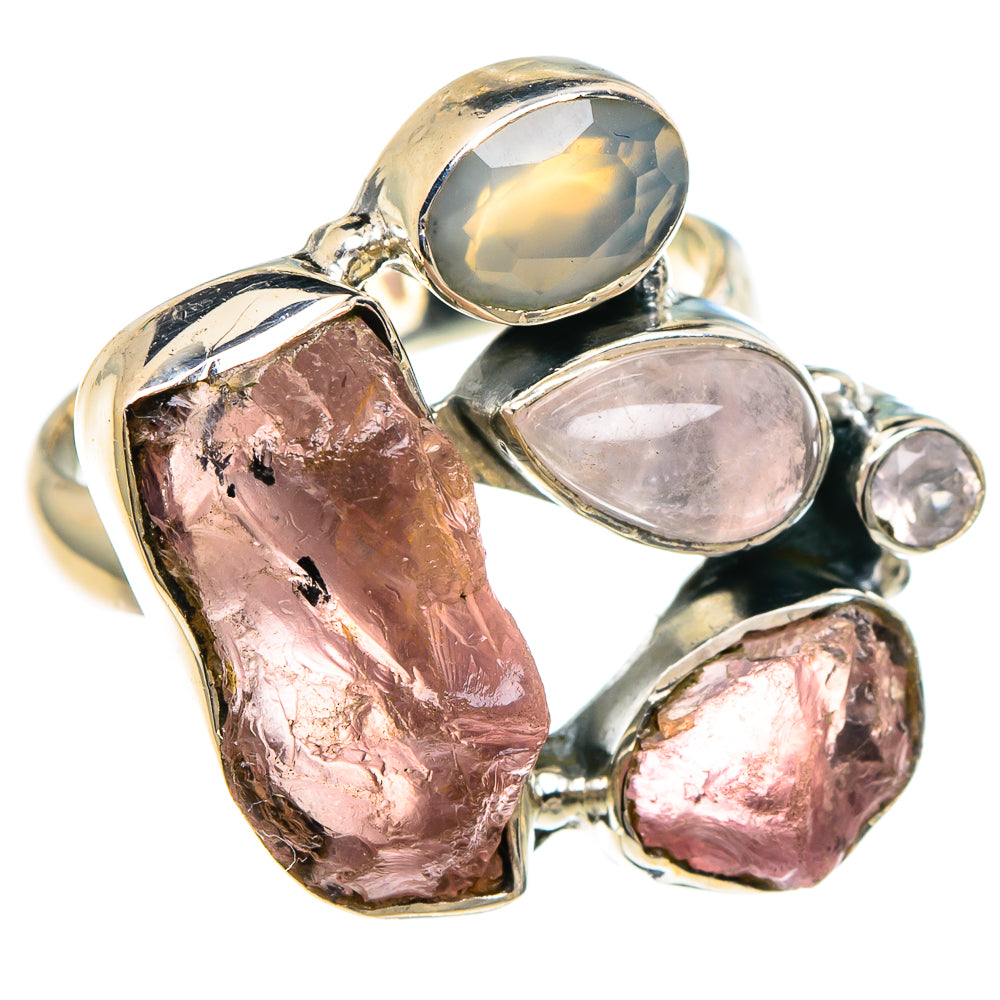 Rose Quartz Rings handcrafted by Ana Silver Co - RING93943