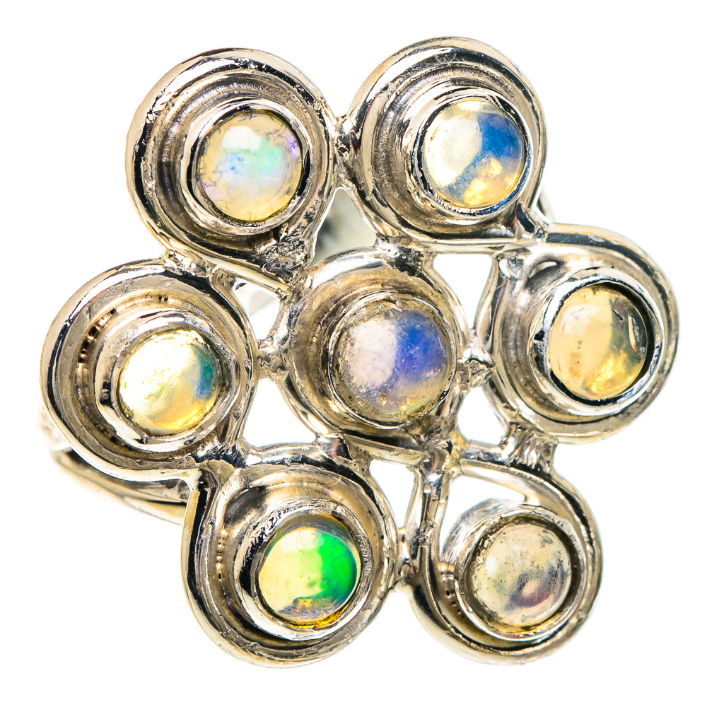 Ethiopian Opal Rings handcrafted by Ana Silver Co - RING93954