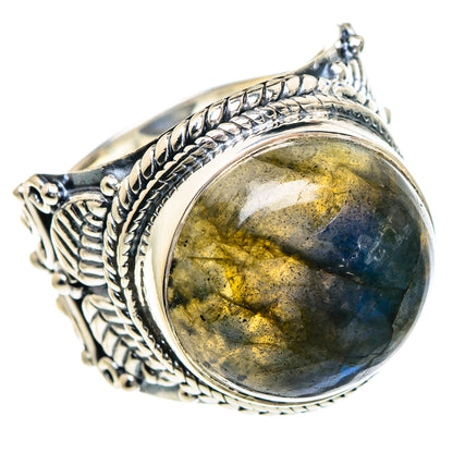 Labradorite Rings handcrafted by Ana Silver Co - RING93959