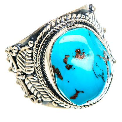 Tibetan Turquoise Rings handcrafted by Ana Silver Co - RING93962