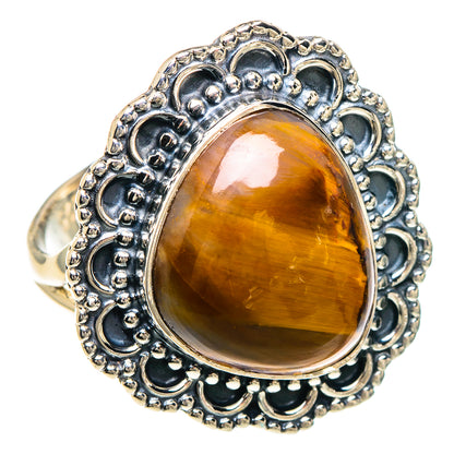 Tiger Eye Rings handcrafted by Ana Silver Co - RING93965