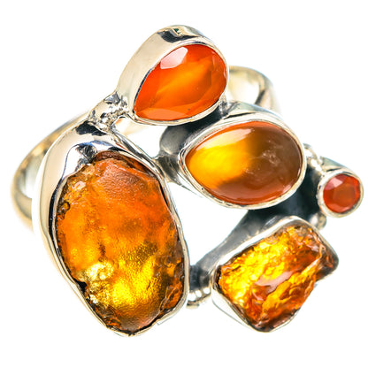 Carnelian Rings handcrafted by Ana Silver Co - RING93968