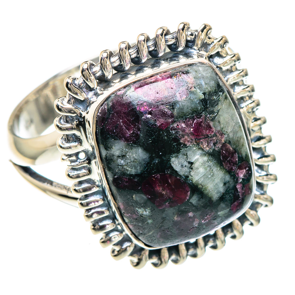 Russian Eudialyte Rings handcrafted by Ana Silver Co - RING93971