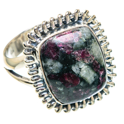 Russian Eudialyte Rings handcrafted by Ana Silver Co - RING93971