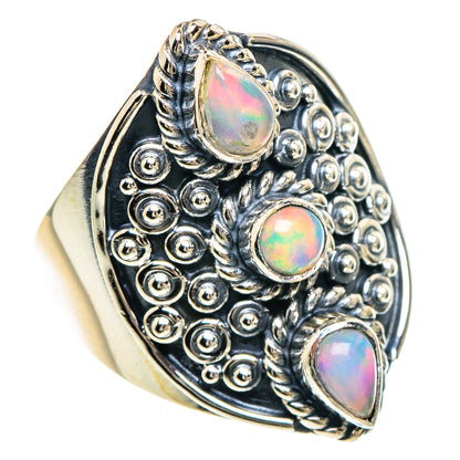 Ethiopian Opal Rings handcrafted by Ana Silver Co - RING93980
