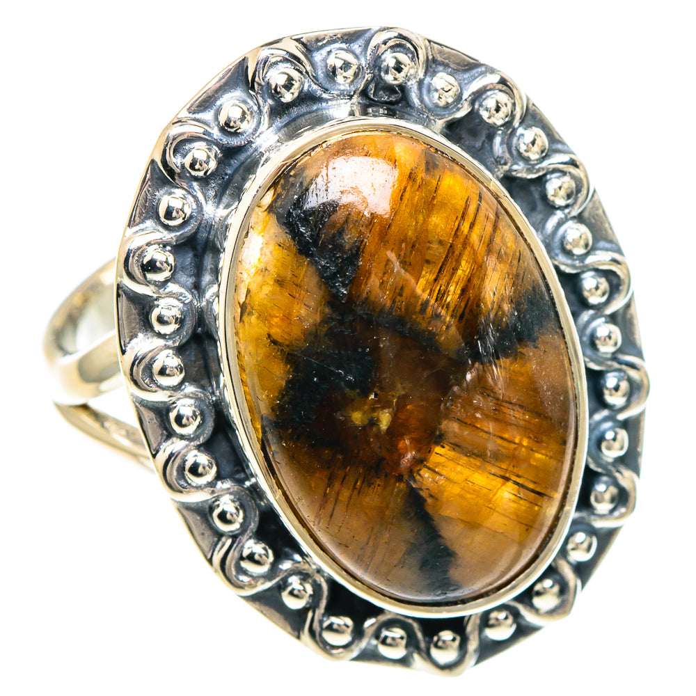 Chiastolite Rings handcrafted by Ana Silver Co - RING93990 - Photo 2