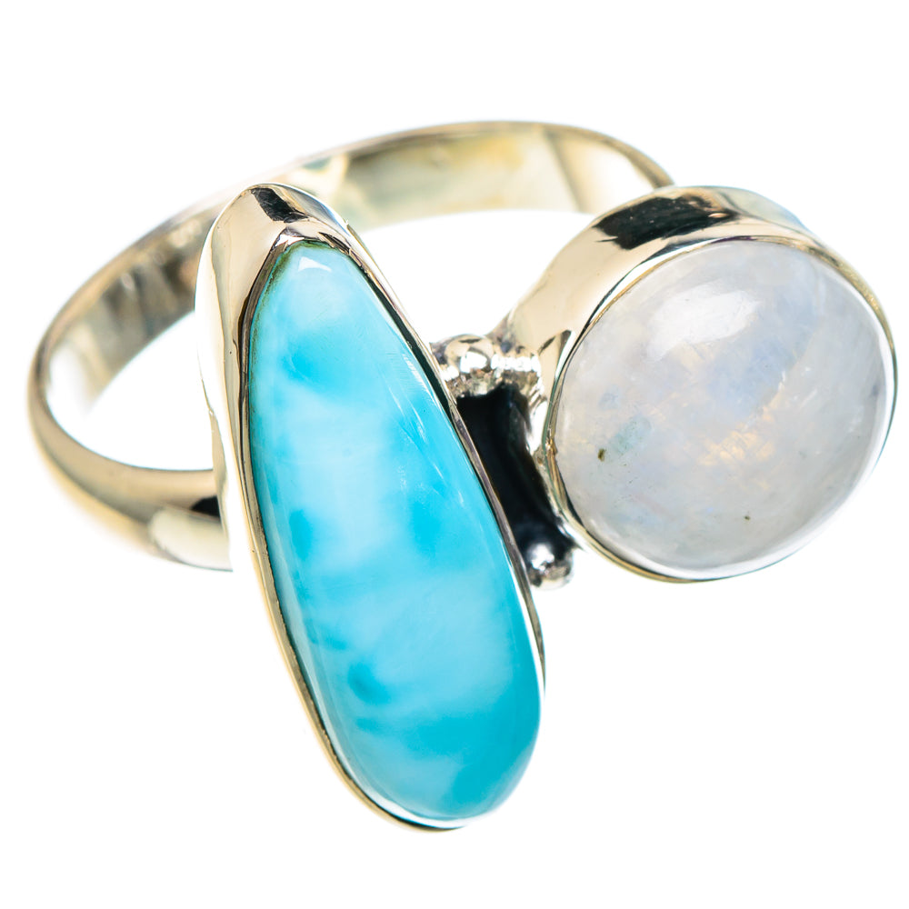 Larimar Rings handcrafted by Ana Silver Co - RING94007
