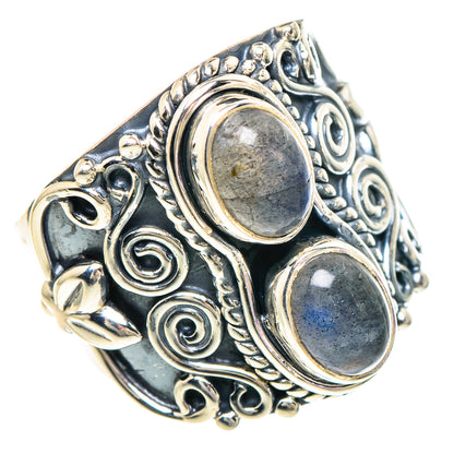 Labradorite Rings handcrafted by Ana Silver Co - RING94021